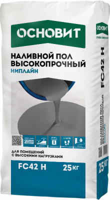 НИПЛАЙН FC42 (У) наливной пол высокопрочный ОСНОВИТ